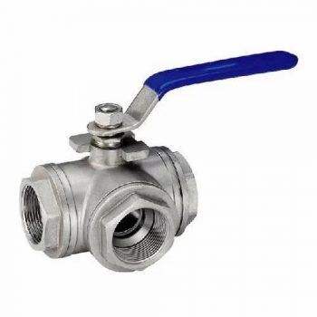 Image of a Three-way Ball Valve Full Port Image of a Three-way Ball Valve Full Port