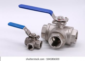 Picture of a ball valve Picture of a ball valve