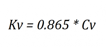 cv to kv formula cv to kv formula