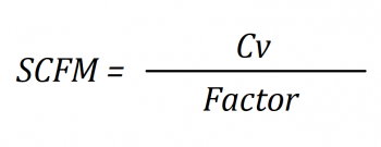 cv to scfm formula cv to scfm formula