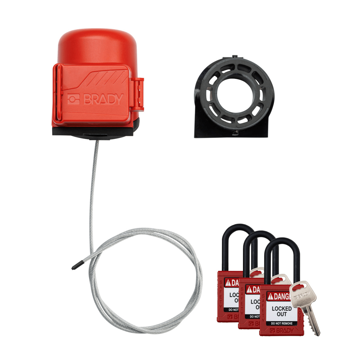 No-handle valve lockout for valves No-handle valve lockout for valves